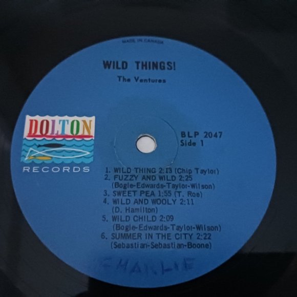 Vintage The Ventures Wild Things! vinyl LP record, 1966 first pressing, original - Picture 8 of 10